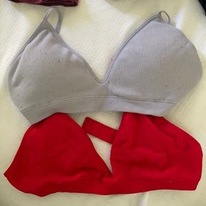 2 Hollister bralettes great condition